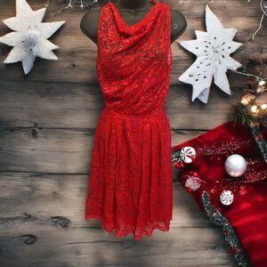 Sophies ballet Red Lace dress 0